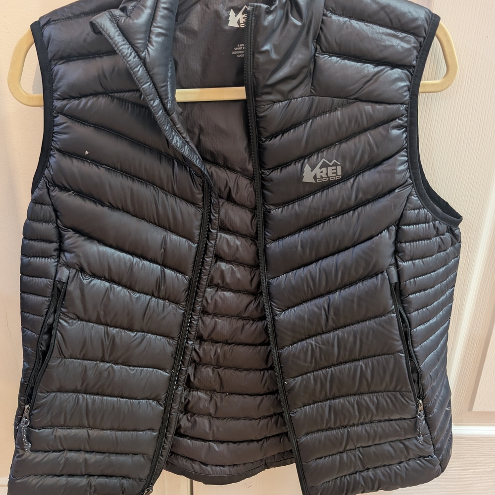 REI Black Puffer Vest